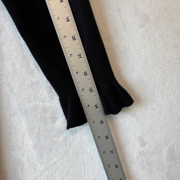 Rachel Parcell womens black v neck long sleeve Knit Sweater Dress size large - Picture 5 of 10